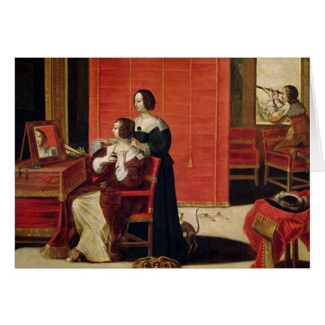 Cartão Os cinco sentidos - vista (Frente Horizontal)