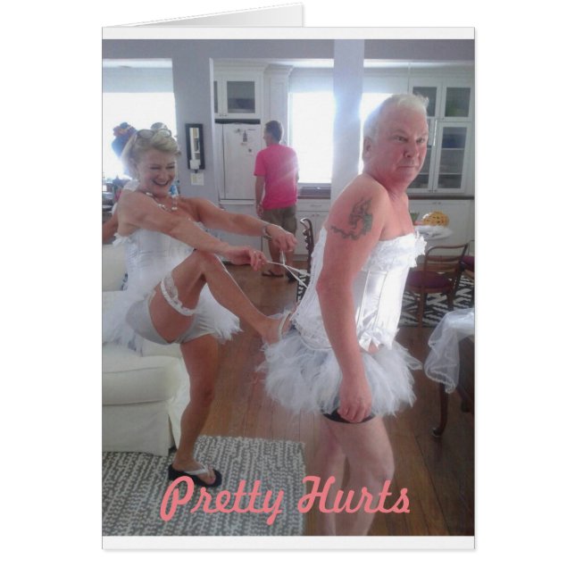 Cartão Os danos bonito (Frente)