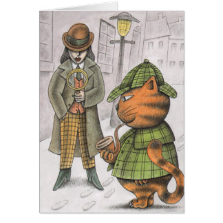 Cartão "Os detetives