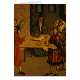 Cartão Os dez mandamentos, 1516