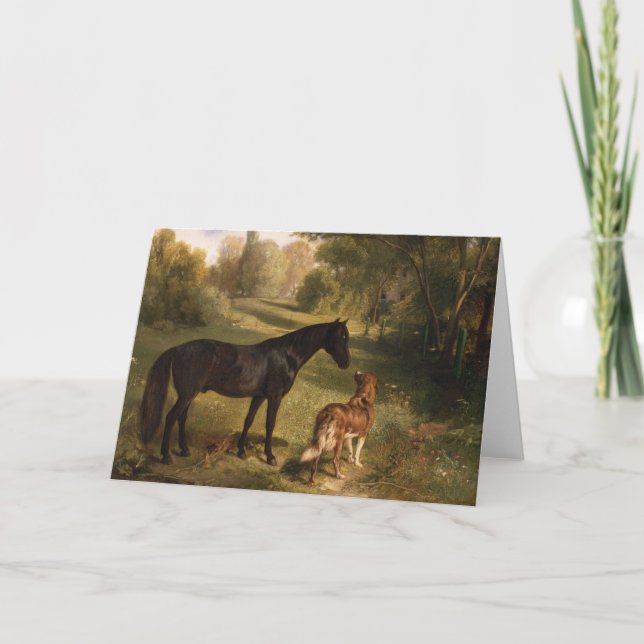 Cartão Os dois amigos (Frente)