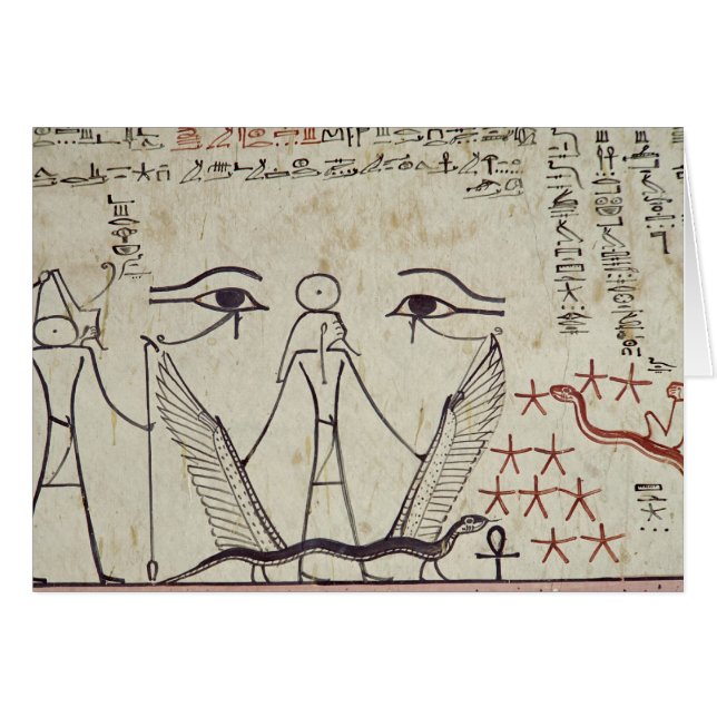 Cartão Os dois olhos mystical, do túmulo de (Frente Horizontal)