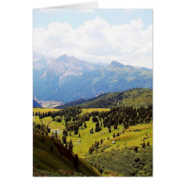 Cartão Os Dolomites (Frente)