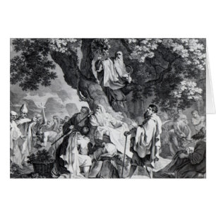 Cartão Os Druids, ou a conversão dos Britânicos