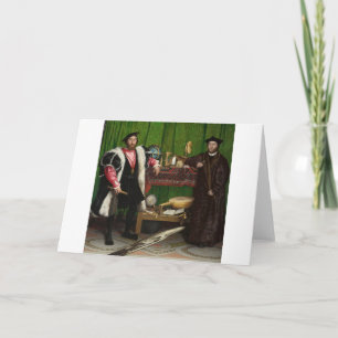Cartão Os embaixadores, Holbein, o jovem