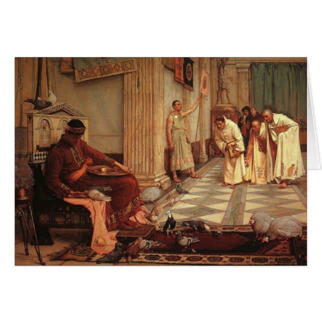 Cartão Os favoritos do imperador Honorius (Frente Horizontal)