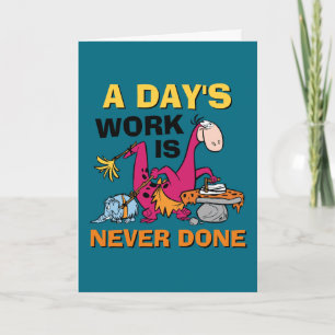 Cartão Os Flintstones Dino Clearing House