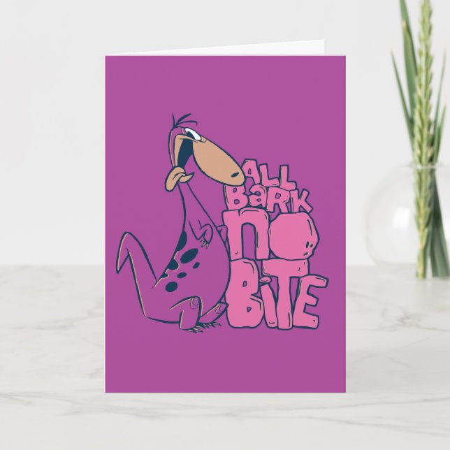 Cartão Os Flintstones | Dino - Todos Os Latidos Sem Mordi (Frente)