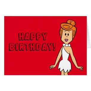 Cartão Os Flintstones Wilma Flintstone