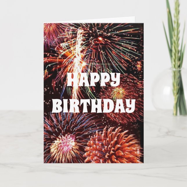 CARTÃO OS FOGOS NÃO SÃO SUFICIENTES PARA DIZER ANIVERSÁRI (Frente)