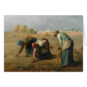 Cartão Os Gleaners, 1857