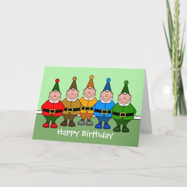 Cartão Os Gnomos (Frente)