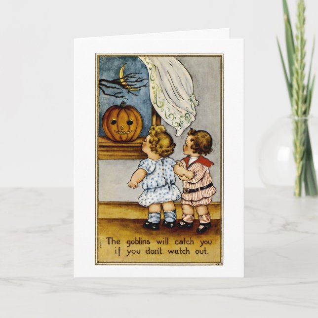 Cartão Os Goblins Vão Te Pegar (Frente)