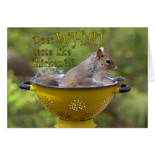 Cartão Os gostos gostam da galinha