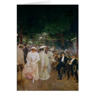 Cartão Os jardins de Paris, ou as belezas do