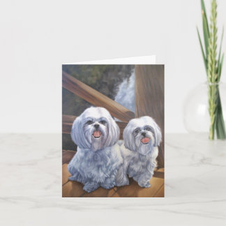 Cartão Os melhores amigos Notecard