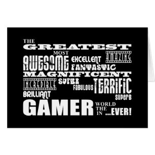 Cartão Os melhores aniversários dos Gamers: O grande