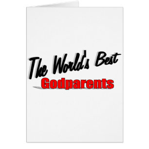 Cartão Os melhores Godparents do mundo