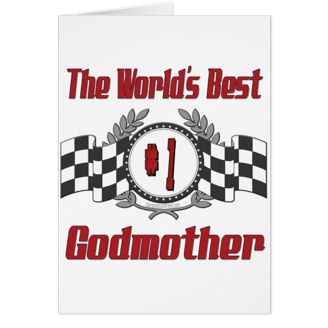 Cartão Os melhores presentes da madrinha (Frente)