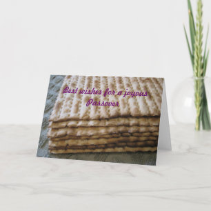 Cartão Os melhores votos para uma Passover alegre