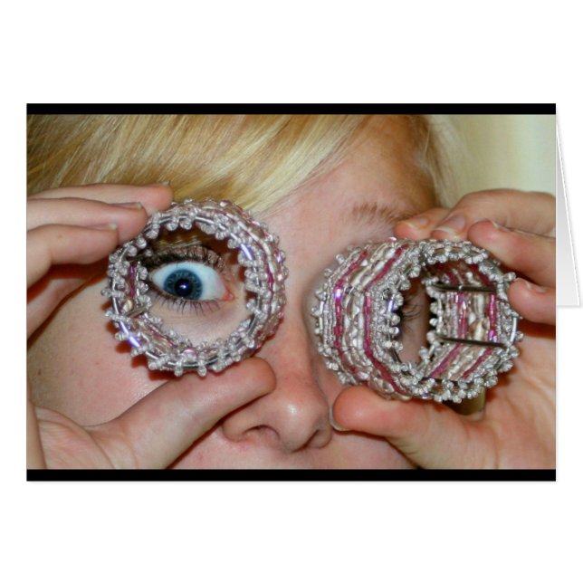 Cartão Os Olhos Te Amo! (Frente Horizontal)