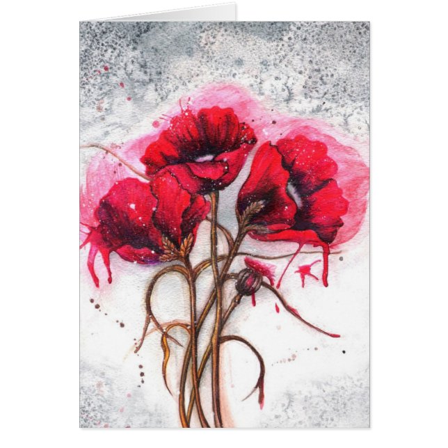 Cartão Os papagaios vermelhos da Lisa (Frente)