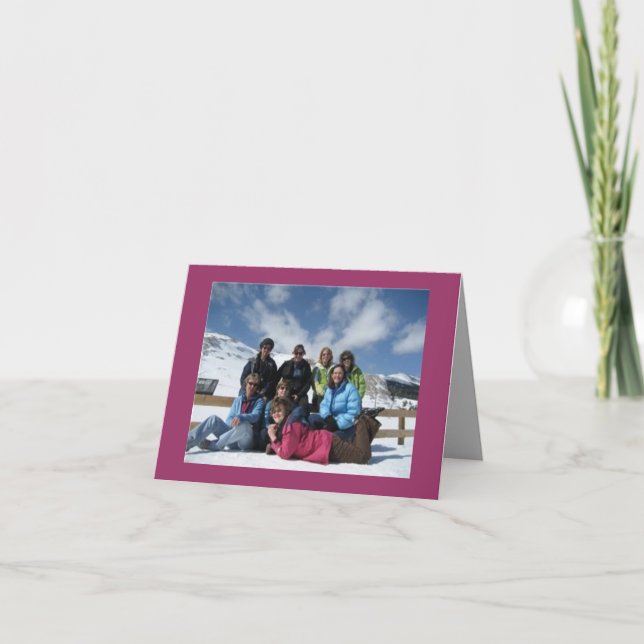 Cartão Os pássaros migram para o sul (Frente)