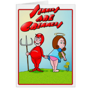 Cartão Os pecadores são Grinners