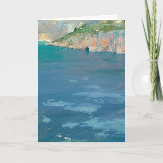 Cartão Os Pequenos Barcos Brancos | Sir John Lavery (Frente)