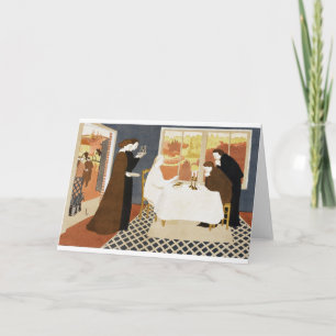 Cartão Os peregrinos de Emaús, Maurice Denis