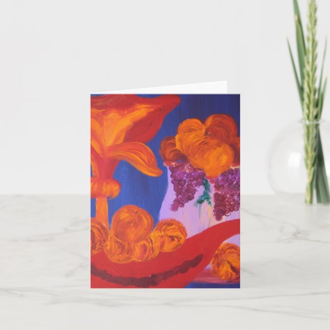 Cartão os pêssegos continuam a viver (Frente)