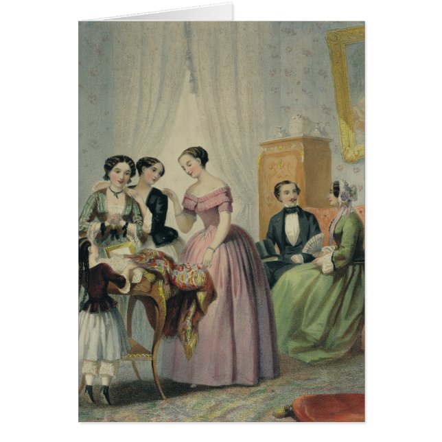 Cartão Os presentes de casamento (Frente)