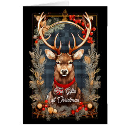 Cartão Os presentes do Natal