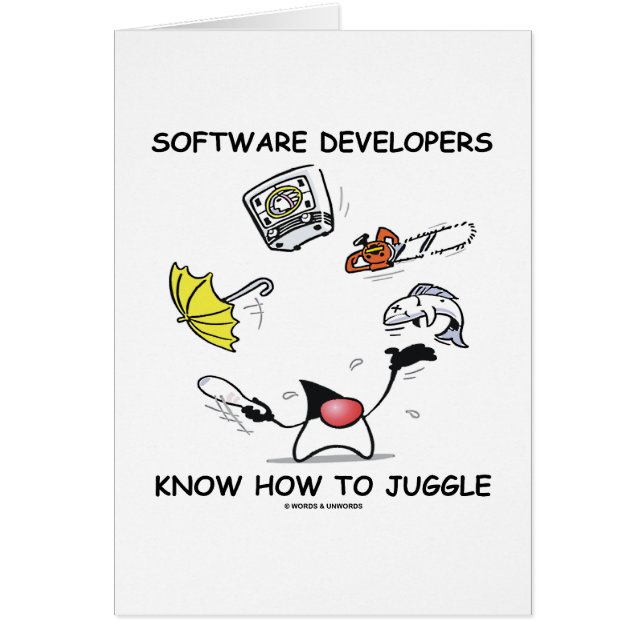 Cartão Os programadores de software sabem manipular (o (Frente)