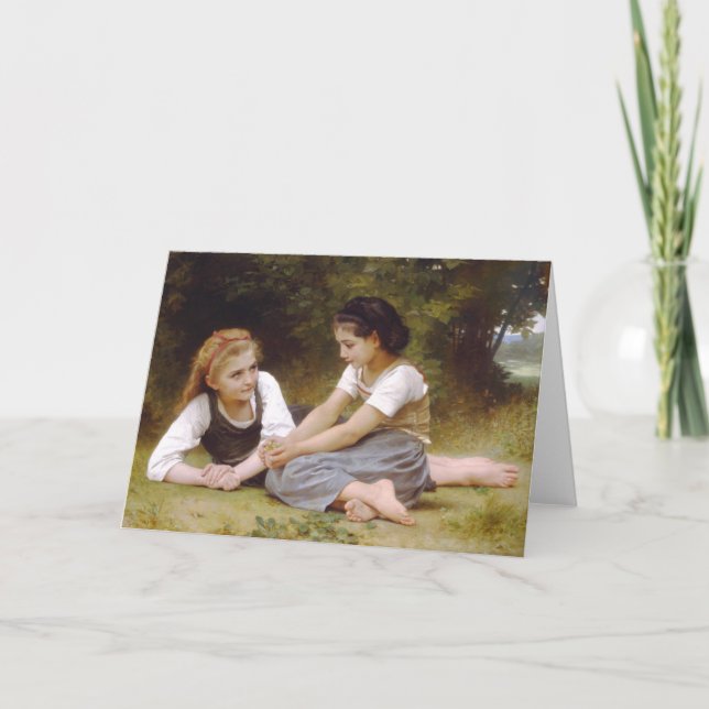 Cartão Os recolectores da porca, William-Adolphe (Frente)