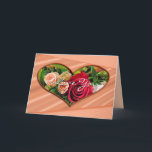 Cartão Os rosas & os corações cardam eu te amo toda a<br><div class="desc">mude as palavras na parte dianteira e no interior este cartão bonito para toda a ocasião que inclui o aniversário, eu te amo, namorados, dia das mães, feliz aniversario, obtenha-as bem, pensando de você, agradeça a lhe e a muitos outro. Vá a minha SEÇÃO dos ROSAS ver cartões e artigos...</div>