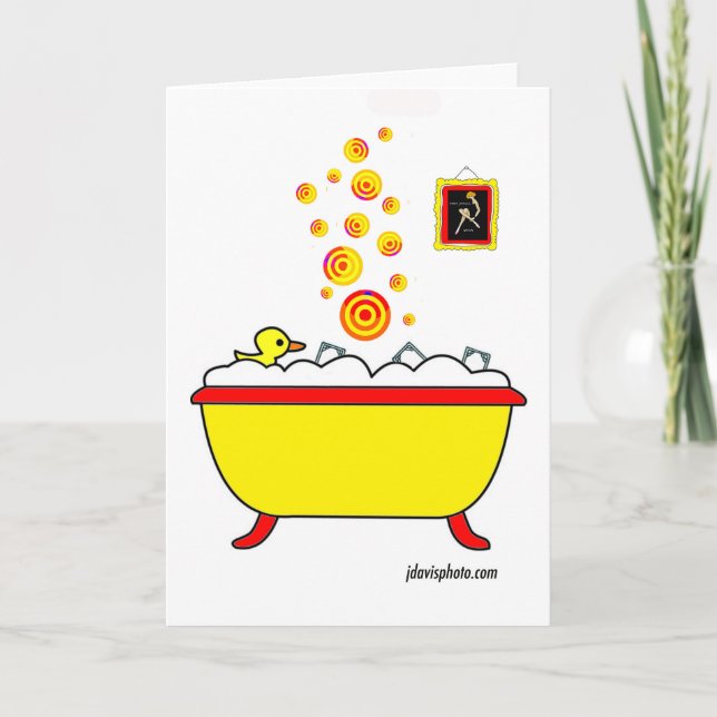 Cartão Os sabões vão com os pontos (Frente)