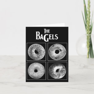 Cartão Os Sacos Engraçados Bagel Pão Pão Foodie Lover Bak