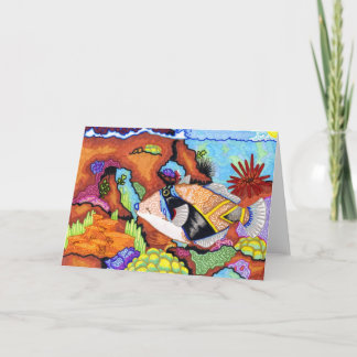 Cartão Os trabalhos de arte de vencimento das crianças: