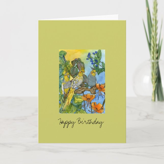 Cartão Os três Muskatiels (Frente)