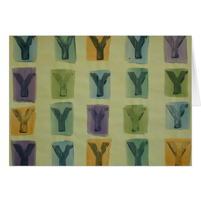 Cartão Os y (Frente Horizontal)