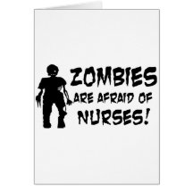 Os zombis estão receosos das enfermeiras