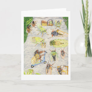 Cartão Oscar E Cassandra E Seus Amigos Da Cicada