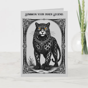 Cartão Ose Ars Goetia Demônio Leopardo
