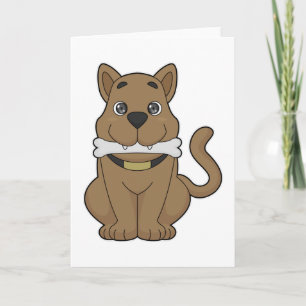 Cartão Osso de Cachorro