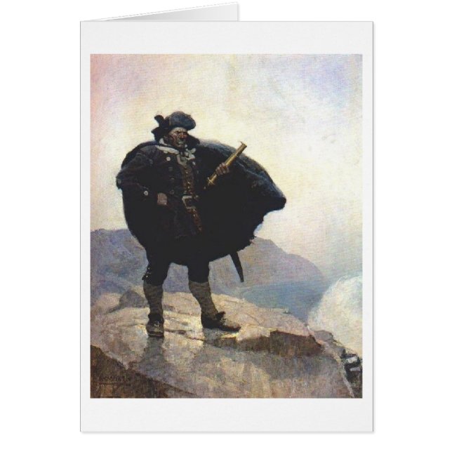 Cartão Ossos de Billy do pirata (Frente)