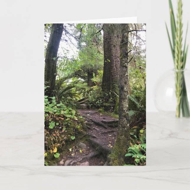 Cartão Oswald West State Park, Costa do Oregon (Frente)