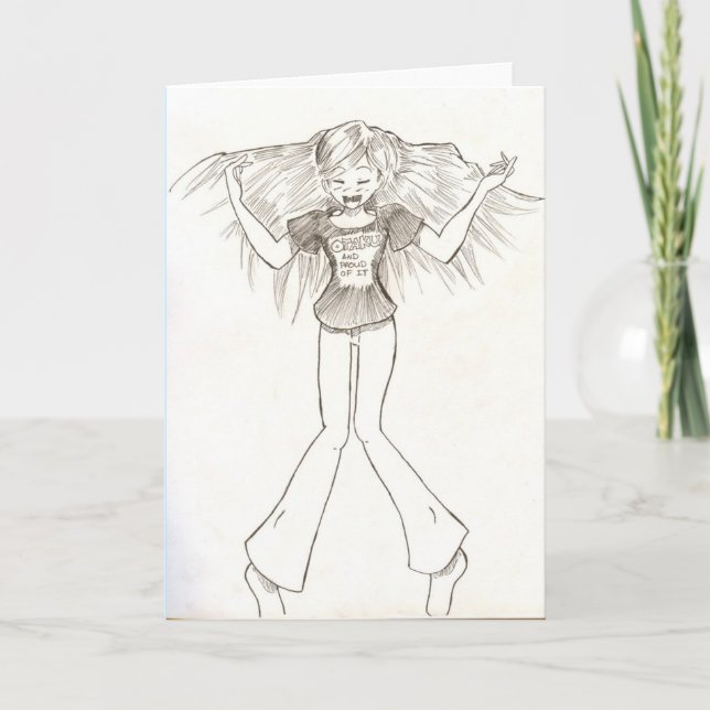 Cartão otaku e orgulhoso (Frente)