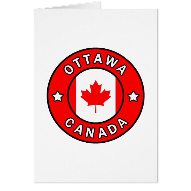 Cartão Otava Canadá (Frente)