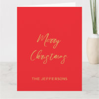 Ótima cor vermelha e Dourada Feliz Natal